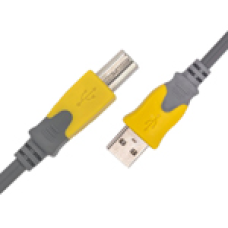 V-Link (5м) USB 2.0  AM/BM Grey/Yellow