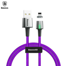 Baseus (1м) Zinc Magnetic Cable USB For iP 2.4A Purple CALXC-A05