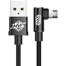 Baseus (1м) MVP Elbow Type Cable USB For Micro 2A Black CAMMVP-A01