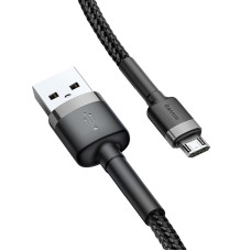 Baseus (2м) Cafule (CAMKLF-CG1) чорно-сірий USB Type-AM-/Micro USB Type-B