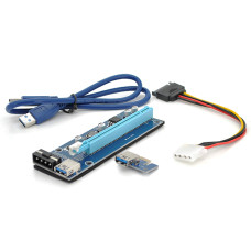 Riser PCI-EX, x1=/x16, 4-pin MOLEX, SATA=/4Pin, USB 3.0 AM-AM 0,6 ?