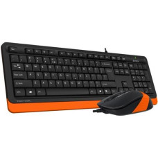 A4 Tech  F1010Black/Orange, клавіатура+миша