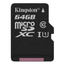 Kingston (64гб) Canvas Select Plus A1 V10 UHS-I SDCS2/64GB