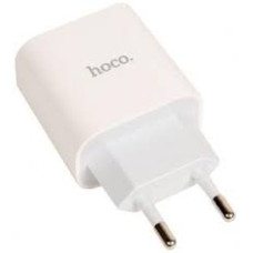 HOCO C76A White Швидка зарядка QC 3.0, PD 3.0, FC 1*USB Type-C/18W/2.4 A