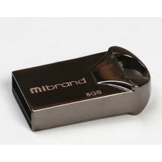 Mibrand (8гб) Hawk Black (MI2.0/HA8M1B) USB 2.0 Метал
