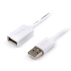 USB подовжувач AM/АF (1,8м) із феритом білий