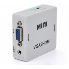 VGA -HDMI miniconverter White, BOX