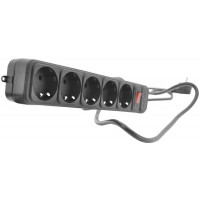 MERLION G5100, 220В 10А, 5 розеток, 10 м