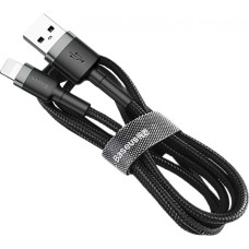 Baseus (2м) Cafule Cable USB For Lightning 1.5A Gray+Black CALKLF-CG1