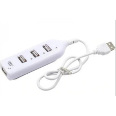 Хаб USB 2.0 4 порта, White, 480Mbts