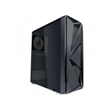 1stPlayer F4-3B1, No PSU, Fan 3x12cm, 1xUSB3.0, 2xUSB2.0, Black, прозора бокова