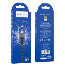 Lightning 1.0 m HOCO X50 Excellent charging (6931474734198) чорний