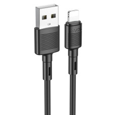 Hoco X83 2.4A AM/Lightning 1m Black (6931474770868)
