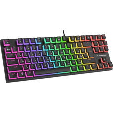 GamePro MK80R Red Switch RGB USB Black
