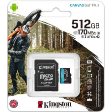 Kingston Canvas Go Plus Micro SDXC 512GB with adapter