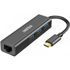 Хаб USB Type-C Choetech HUB-U02, 4in1