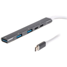 USB-хаб Maxxter HU3C-4P1PD-01