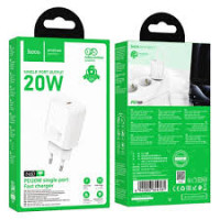 HOCO N60 Gentle single port PD20W charger (EU) White HOCO N60 Gentle single port PD20W charger (EU) White