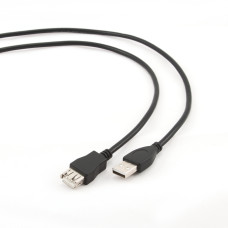 Cablexpert (1.8м) (CCP-USB2-AMAF-6) чорний (USB Type-AM-/USB Type-AF, вилка-розе