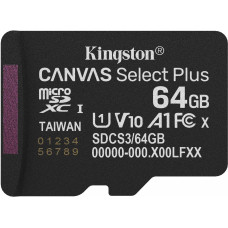 Kingston (64гб) Canvas Select Plus Gen3 Micro SDXC (SDCS3/64GBSP) Kingston (64гб) Canvas Select Plus Gen3 Micro SDXC (SDCS3/64GBSP)