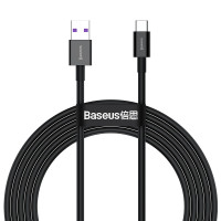 Baseus (1м) Superior Series 66W AM / Type-C 2m Black (CATYS-A01)